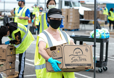 South County Grocery Distribution with Saddleback Church at Laguna Hills Mall 6.20.20