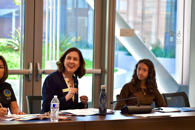 Speaker at Roundtable on Status of Women and Girls in Orange County